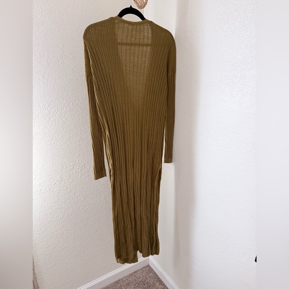 Free People Skinny Mini Duster Ribbed Cardigan - Picture 4 of 9